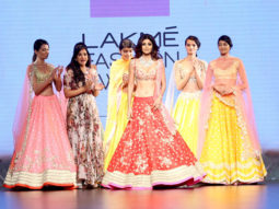 Shilpa Shetty walks for Anushree Reddy at Lakme Fashion Week 2016