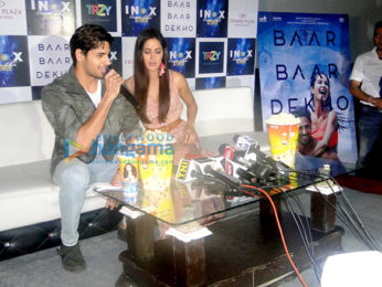 Sidharth Malhotra & Katrina Kaif promote 'Baar Baar Dekho' in Jaipur