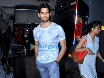 Sidharth Malhotra snapped post 'Baar Baar Dekho' promotions in Mumbai