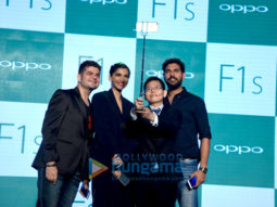 Sonam Kapoor & Yuvraj Singh at the launch of Oppo’s latest mobile F1S