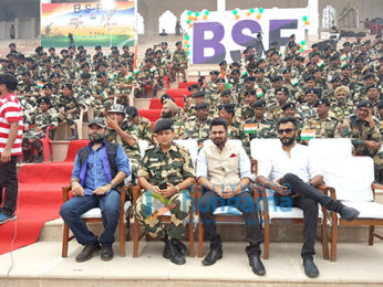 Team of 'Shivaay' visits at Attari border on Independence Day