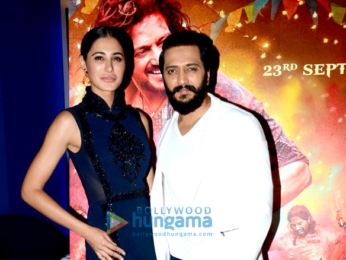 Riteish Deshmukh & Nargis Fakhri at the trailer launch of 'Banjo'