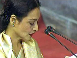 Rekha attends the Rajya Sabha session