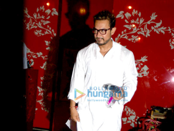 Aamir Khan snapped post a spa session in Bandra