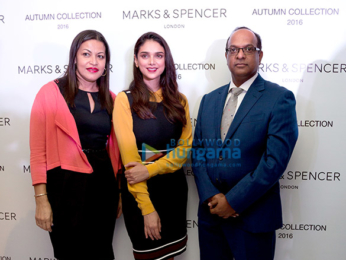 Aditi Rao Hydari graces the Marks & Spencer's Autumn 16 collection launch at DLF Mall, Noida