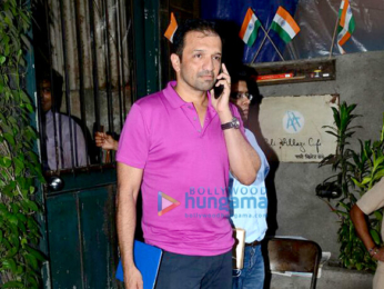 Aditya Roy Kapur & Atul Kasbekar snapped post lunch at Pali Village Cafe