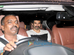 Aditya Roy Kapur & Shraddha Kapoor snapped post party at Shaad Ali’s house
