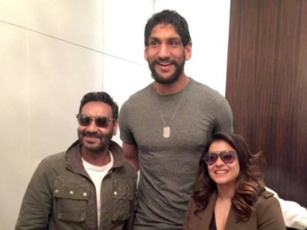 Check out: Ajay Devgn and Kajol meet Indian NBA player Satnam Singh Bhamara in New York Check out: Ajay Devgn and Kajol meet Indian NBA player Satnam Singh Bhamara in New York