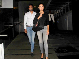 Amy Jackson & Upen Patel snapped post dinner at Hakkasan