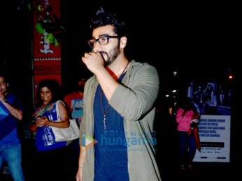 Arjun Kapoor snapped post a movie screening at PVR