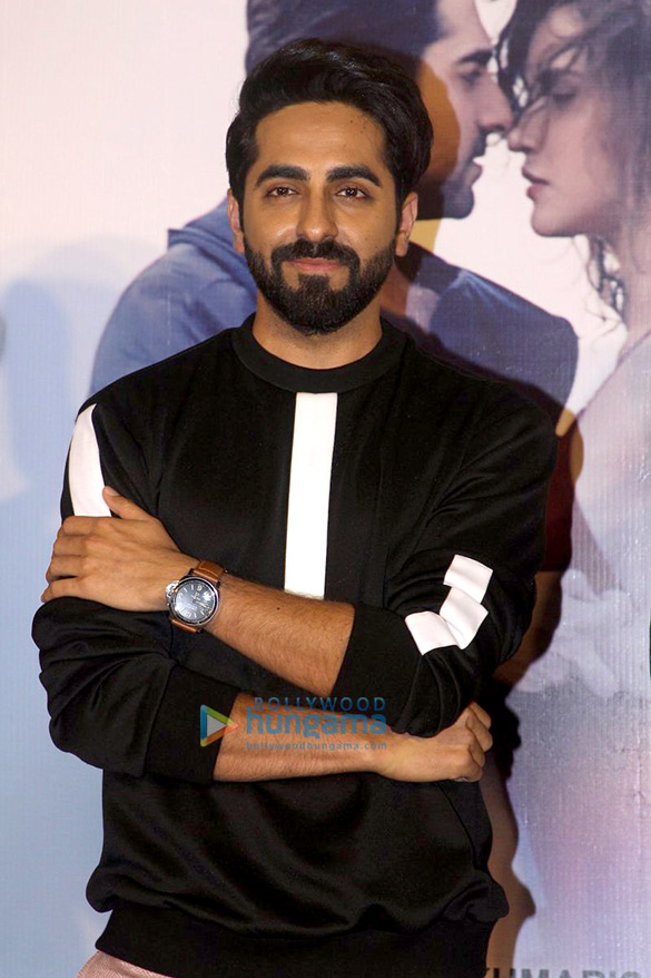 ayushmann khurrana graces the launch of the song ik vaari by t series 7