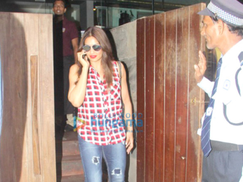 Bipasha Basu snapped post a meeting at Indigo