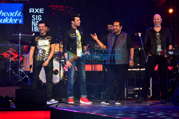 cast music directors at the rock on 2 concert in mumbai 11