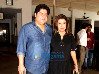 Farah Khan, Sajid Khan & David Dhawan at 'The Three Wise Monkeys' book launch