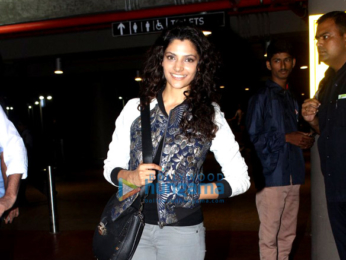 Harshvardhan Kapoor, Saiyami Kher, Sonu Sood & Dia Mirza snapped at the airport
