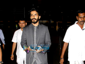 Harshvardhan Kapoor, Saiyami Kher & Suniel Shetty snapped at the airport