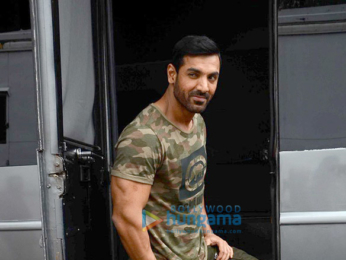 John Abraham & Arjun Kapoor snapped at Mehboob Studio