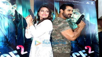 John Abraham & Sonakshi Sinha at the trailer launch of ‘Force 2’