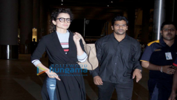 Kangna Ranaut arrives from USA
