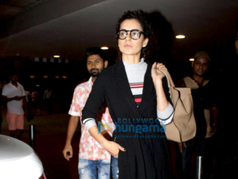 Kangna Ranaut arrives from USA