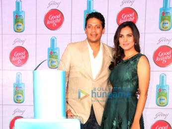 Lara Dutta & Mahesh Bhupathi launch Good Knight's home repellent Fabric Roll-On