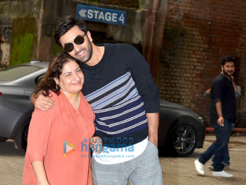 Ranbir Kapoor snapped post shoot at Mehboob Studio