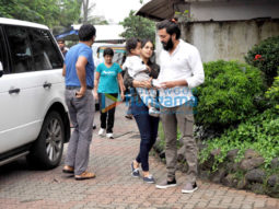 Riteish Deshmukh, Genelia Dsouza snapped with their son at ‘Joggers Park’, Bandra