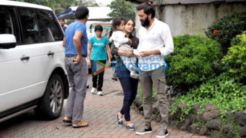 Riteish Deshmukh, Genelia Dsouza snapped with their son at ‘Joggers Park’, Bandra