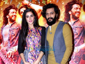 Riteish Deshmukh & Nargis Fakhri at 'Banjo' promotions