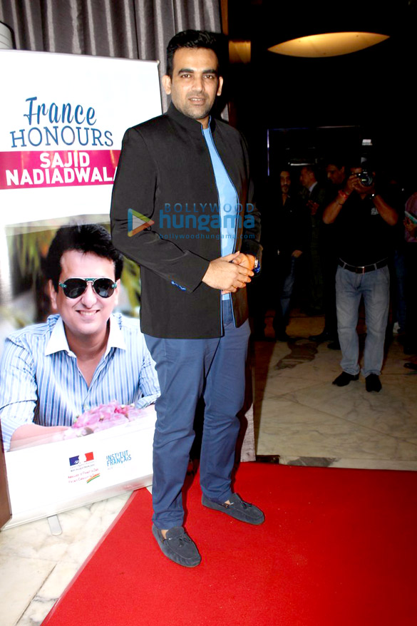 sajid nadiadwala conferred with the french honour 14