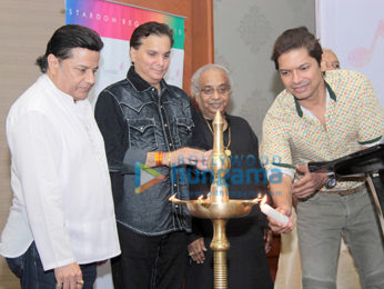 Shaan, Anup Jalota and others at the launch of 'Sa Re Ga Ma Music Academy'