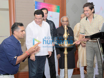 Shaan, Anup Jalota and others at the launch of 'Sa Re Ga Ma Music Academy'