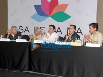 Shaan, Anup Jalota and others at the launch of 'Sa Re Ga Ma Music Academy'
