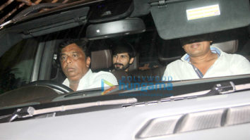 Shahid Kapoor snapped post meeting with Sanjay Leela Bhansali