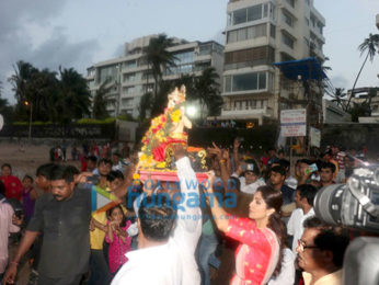 Shilpa Shetty & Raj Kundra's Ganesha visarjan
