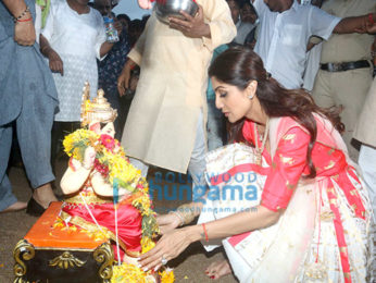 Shilpa Shetty & Raj Kundra's Ganesha visarjan