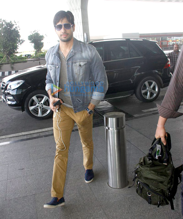 sidharth katrina depart for chandigarh 1