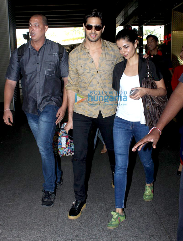 sidharth katrina return from delhi promotions of bbd 3