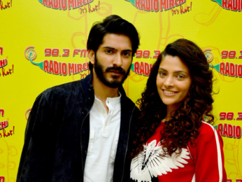 Starcast of 'Mirzya' at 98.3 Radio Mirchi studio