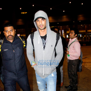 Sushant Singh Rajput & Kangna Ranaut snapped at the domestic airport