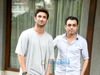 Sushant Singh Rajput & Neeraj Pandey at 'M.S. Dhoni - The Untold Story' promotions