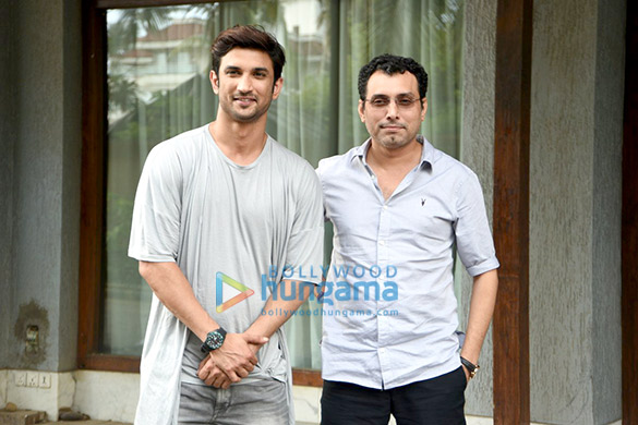 sushant neeraj at m s dhoni promotions 4