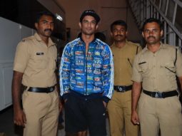 Sushant Singh Rajput meets police personnel during ‘M.S. Dhoni – The Untold Story’ promotions