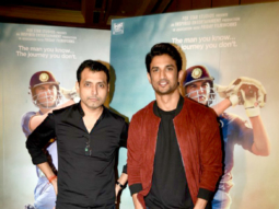 Sushant Singh Rajput and Neeraj Pandey snapped promoting their film ‘M.S. Dhoni – The Untold Story’