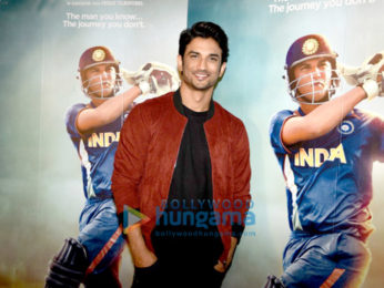 Sushant Singh Rajput and Neeraj Pandey snapped promoting their film 'M.S. Dhoni - The Untold Story'