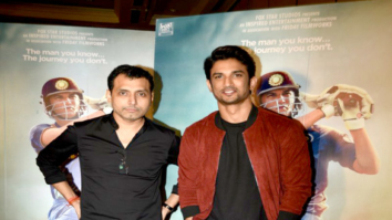 Sushant Singh Rajput and Neeraj Pandey snapped promoting their film ‘M.S. Dhoni – The Untold Story’