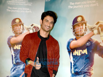 Sushant Singh Rajput and Neeraj Pandey snapped promoting their film 'M.S. Dhoni - The Untold Story'
