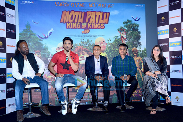 sushant launches motu patlu king of kings 2
