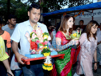 Sussanne Roshan's Ganesha visarjan