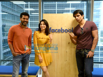 Tamannaah Bhatia, Prabhu Dheva & Sonu Sood visit Facebook office to promote 'Tutak Tutak Tutiya'